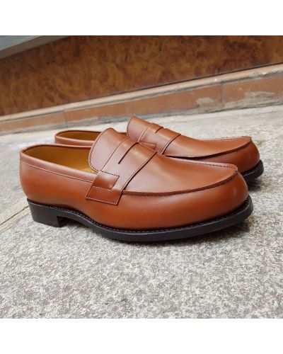 Mocassin John Mendson 2906 Dan cuir marron