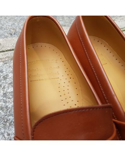 Mocassin John Mendson 2906 Dan cuir marron