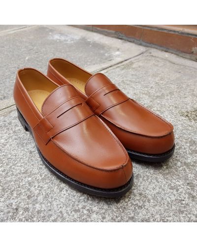 Mocassin John Mendson 2906 Dan cuir marron