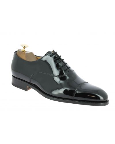 Richelieu John Mendson 13850 cuir vernis noir