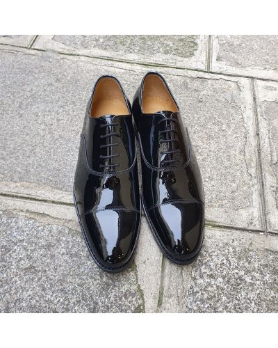 Oxford shoe John Mendson 13850 black varnished leather