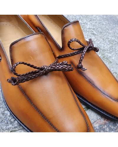 Moccasin Center 51 13813 blond leather