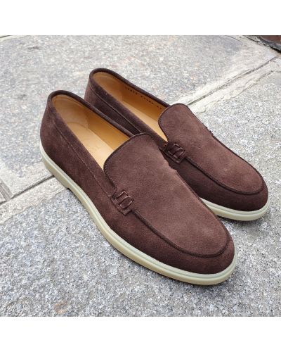 Moccasin Sneakers Center 51 13830 brown suede