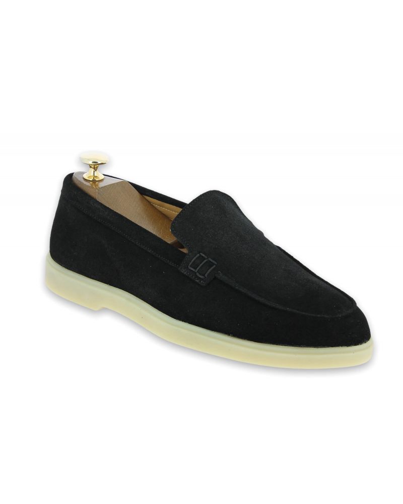 Moccasin Sneakers Center 51 13830 black suede