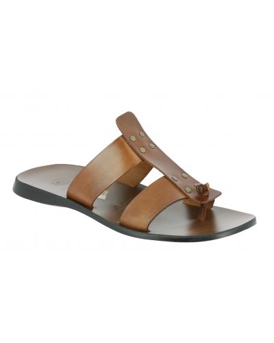 SandaleZeus 1073 cuir marron