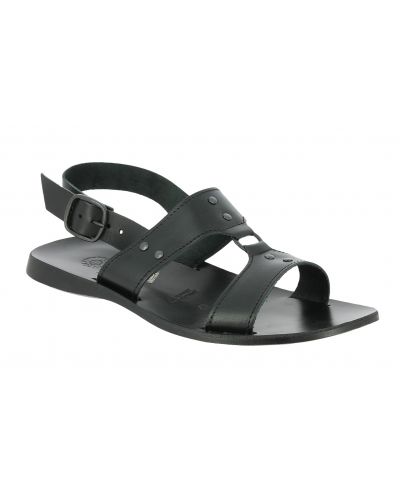 SandaleZeus 1262 cuir noir