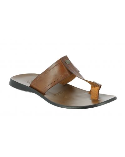 SandaleZeus 1081 cuir marron