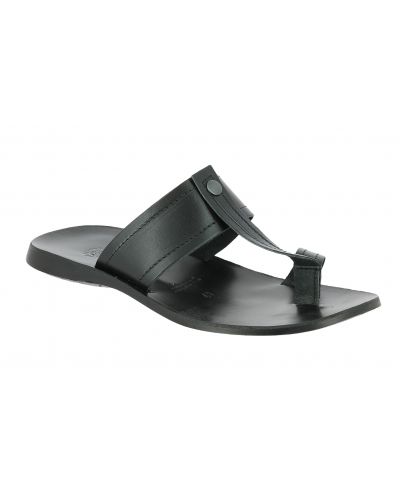 SandaleZeus 1081 cuir noir