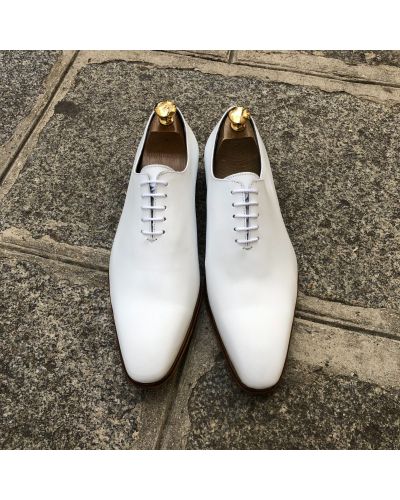 Oxford shoe Center 51 12251 Carlo white leather