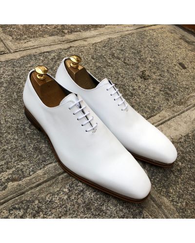 Oxford shoe Center 51 12251 Carlo white leather