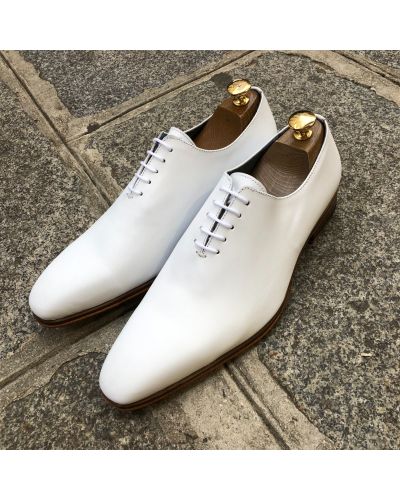Oxford shoe Center 51 12251 Carlo white leather