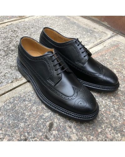 Derby shoe Triple Sole Center 51 14062 black leather