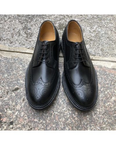 Derby shoe Triple Sole John Mendson 14062 black leather