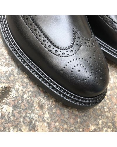 Derby shoe Triple Sole Center 51 14062 black leather