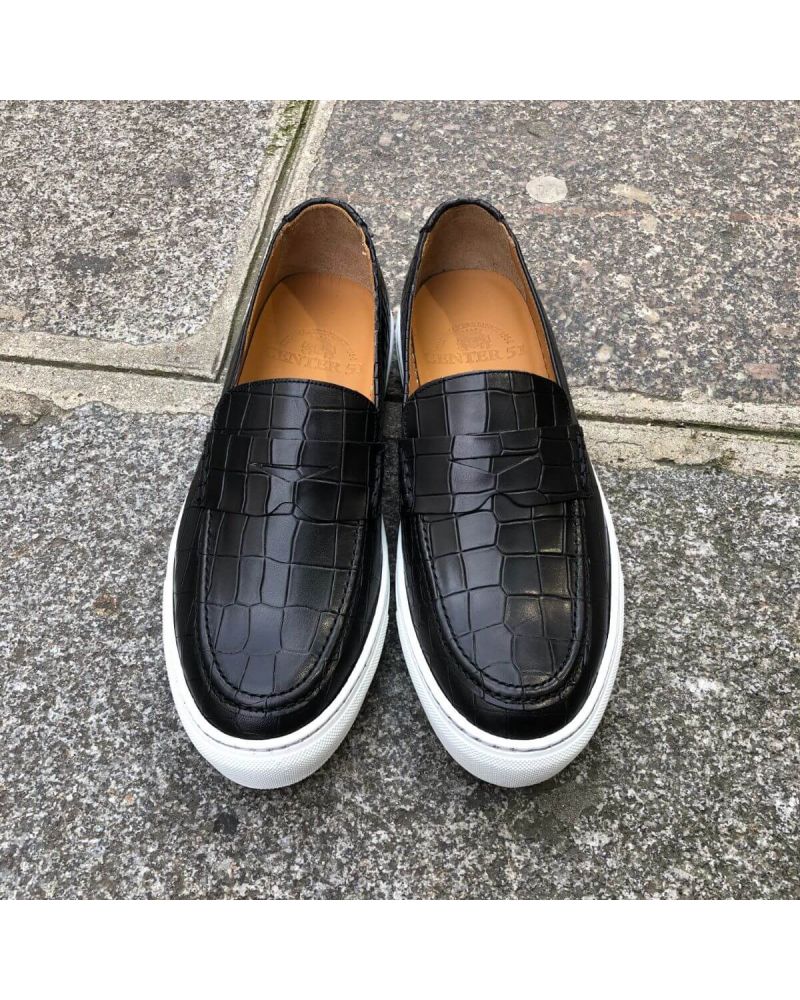 Moccasin Sneakers Center 51 Much black leather