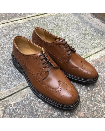 Derby shoe Triple Sole John Mendson 14062 brown leather