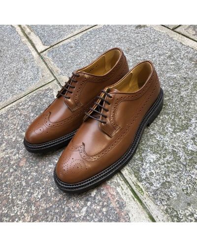 Derby shoe Triple Sole John Mendson 14062 brown leather