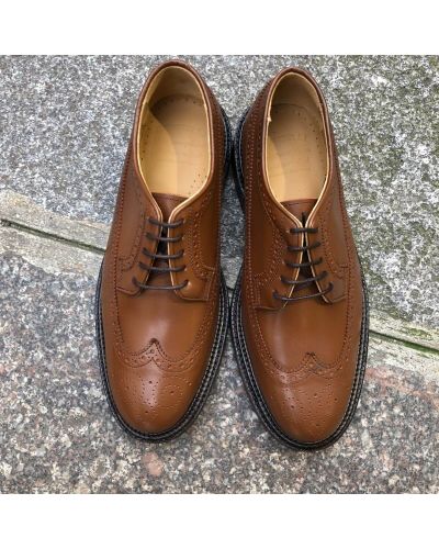 Derby shoe Triple Sole John Mendson 14062 brown leather