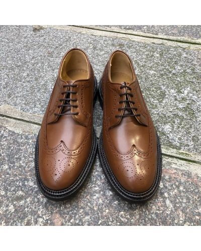 Derby shoe Triple Sole John Mendson 14062 brown leather