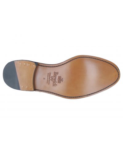Moccasin with pompons Berwick 8491 blue navy leather