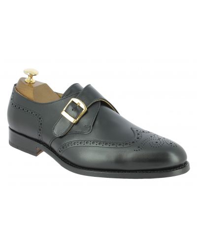 Chaussure à boucle Center 51 14166 cuir noir