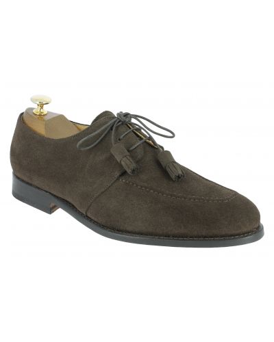 Derby shoe Center 51 14167 brown suede