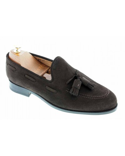 Moccasin with Pompons Center 51 3136D Will brown suede