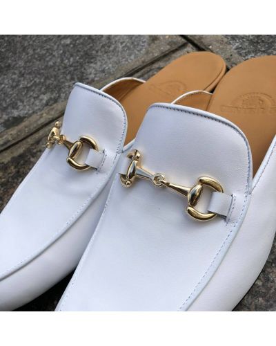 Mule loafer Center 51 white leather