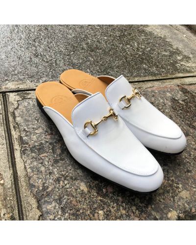 Mule loafer Center 51 white leather