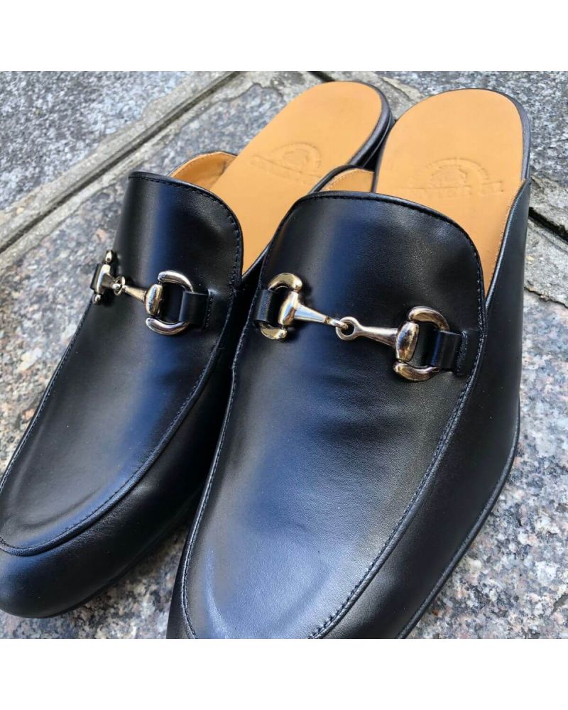 Mule loafer Center 51 black leather
