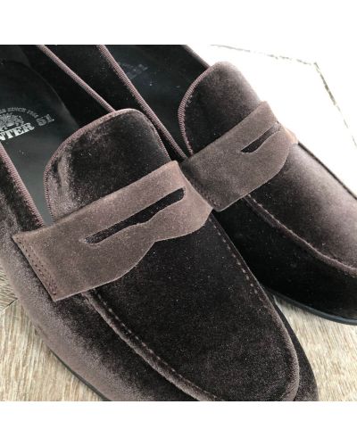 Moccasin shoe Center 51 Sommer brown velvet