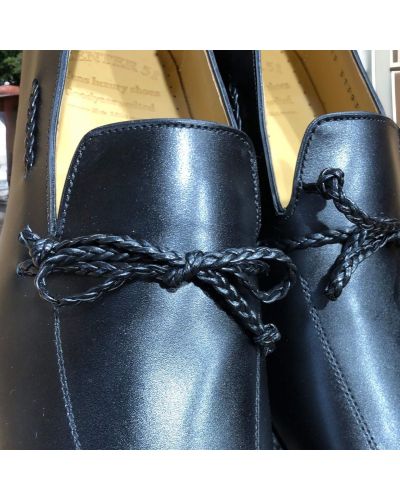 Moccasin Center 51 13813 blue navy leather