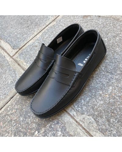 Moccasin Driver Orland 1633 black leather