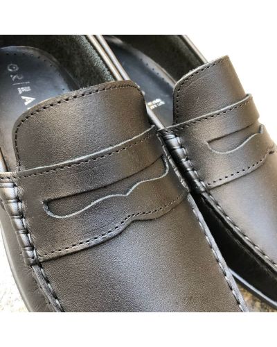 Moccasin Driver Orland 1633 black leather