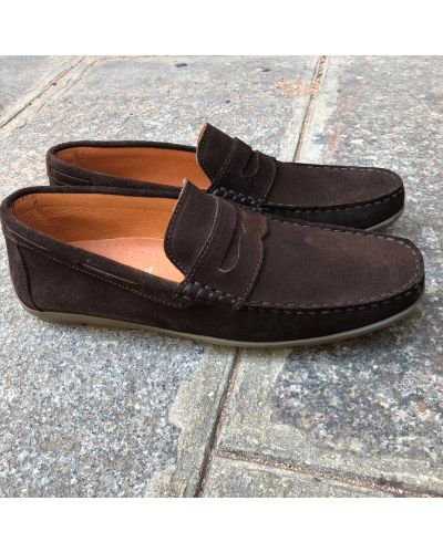 Mocassin souple Orland 1633 daim marron