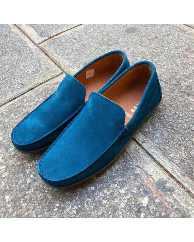 Moccasin Driver Orland 2022 blue electric suede