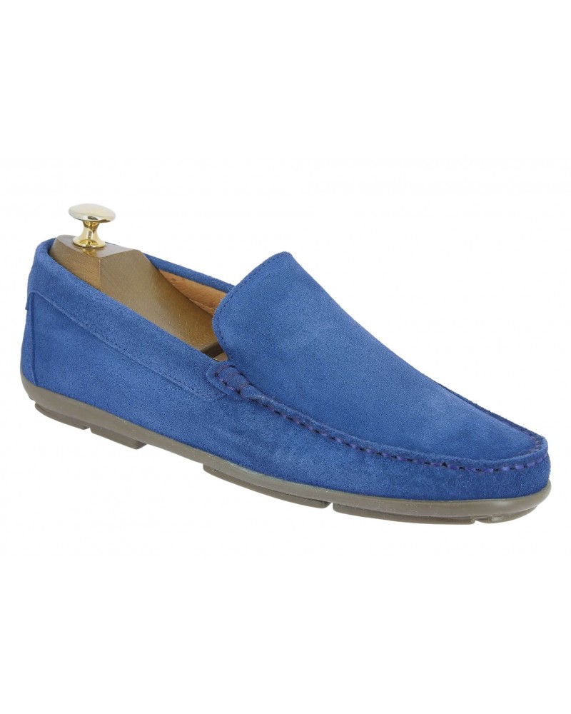 Moccasin Driver Orland 2022 blue electric suede