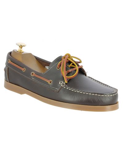 Chaussure bateau Orland 1421 cuir marron