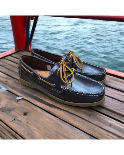 Chaussure bateau Orland 1421 cuir marron