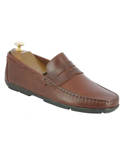 Mocassin souple Orland 1633 cuir marron