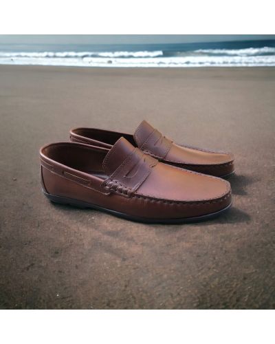Moccasin Driver Orland 1633 brown leather