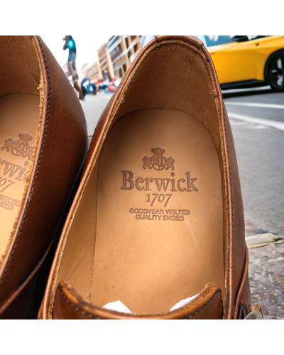 Chaussure à boucle Berwick 3520 cuir blond