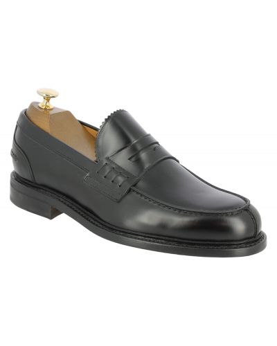 Moccasin shoe Berwick 11053 black leather