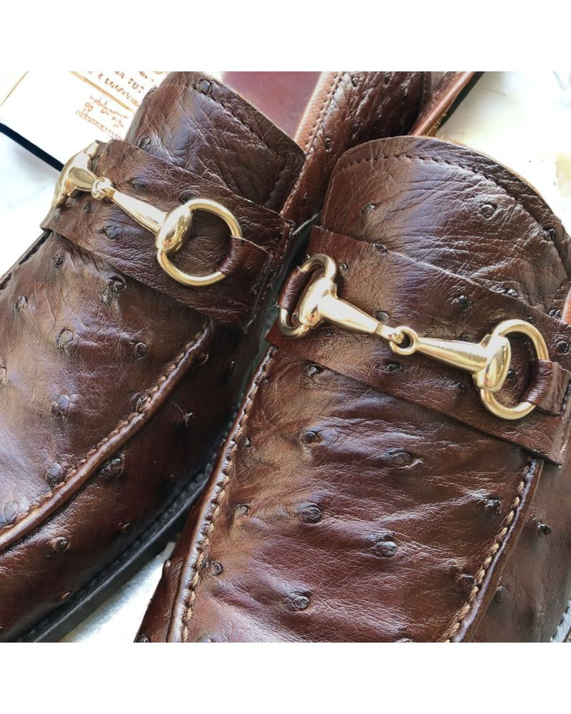 Produits en cuir d'autruche véritable – Luxe artisanal et texture unique