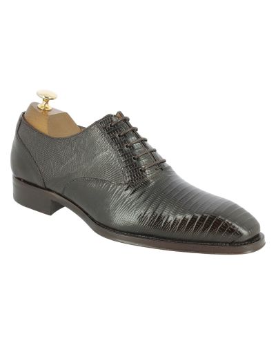 Oxford shoe Mezlan 4338 genuine brown lizard