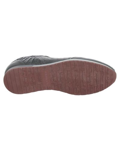 Oxford Sneakers Mezlan 50004 genuine crocodile, lizard, and black ostrich multimaterial