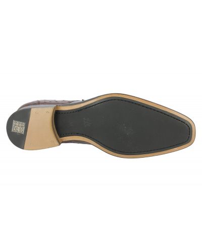 Mocassin Mezlan 50003 véritable autruche marron