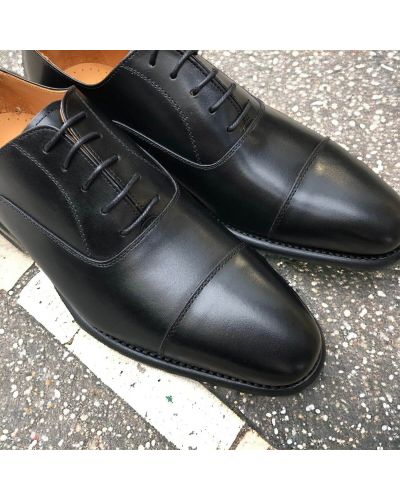 Oxford shoe Center 51 14448 black leather