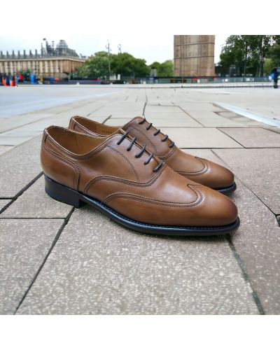 Oxford shoe Center 51 14165 brown leather