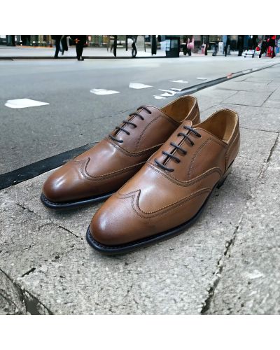 Oxford shoe John Mendson 14165 brown leather